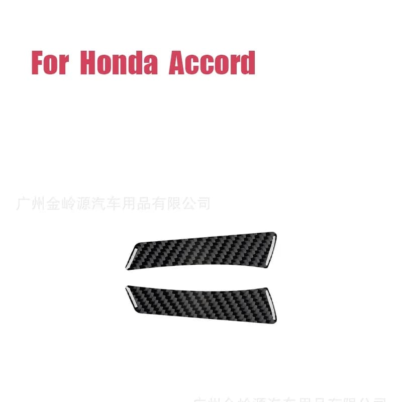 For 08-13 Honda Accord Car Interior Modification Carbon Fiber Front Door Panel Decorative Sticker