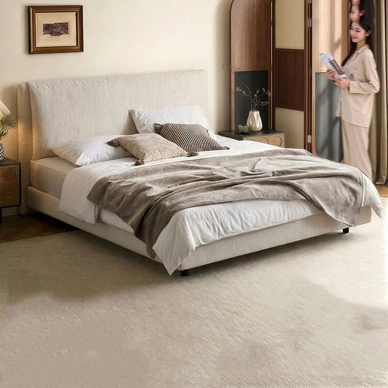 Safe Sleeping Bed Frame Wooden Design European Space Saving Luxury Queen Bed Double Full Letto Matrimoniale Salon Furniture