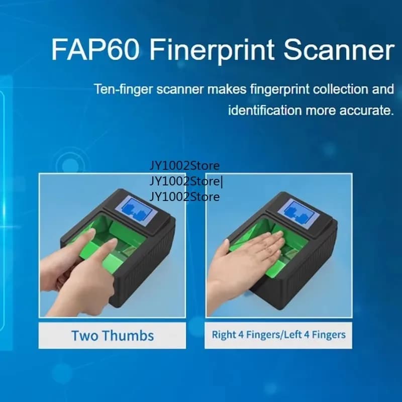 Certified FS460 Fingerprint Scanner Mobile ID FAP 60 Compliance