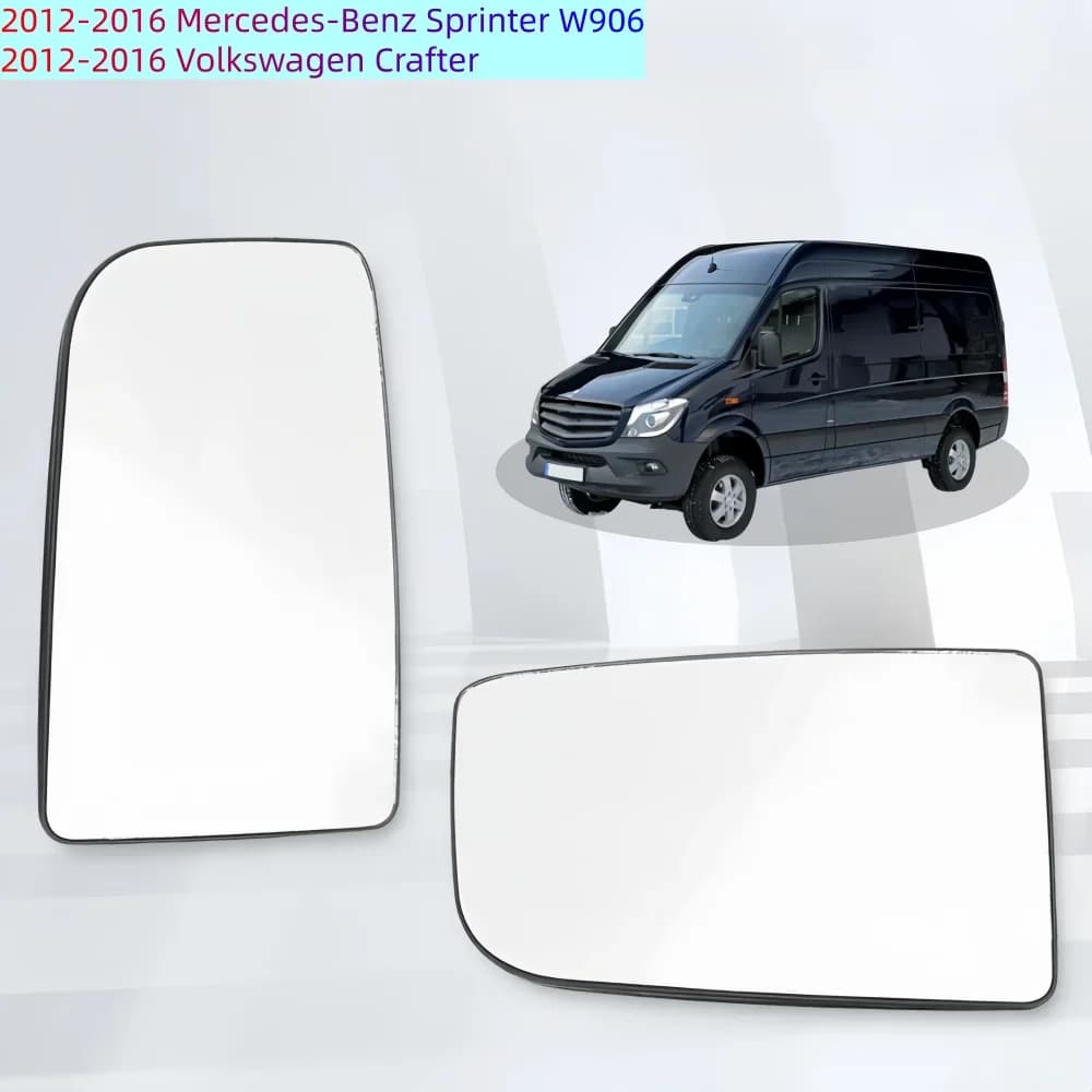 For 2012-2016 Mercedes-Benz Sprinter W906 and Volkswagen Crafter heated rearview mirror glass A0028115233 A0028115333