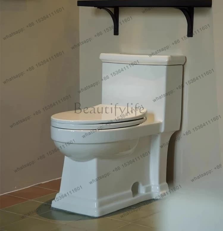 Ceramic toilet integrated toilet household bathroom silent toilet siphon deodorant designer model