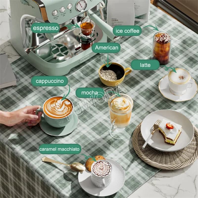 Commercial Best Espresso Coffee Machine Professional Coffee Maker With Grinder
