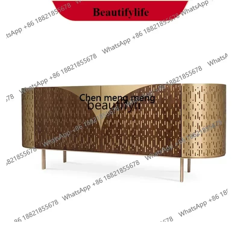 G153 S Italian light luxury dining side cabinet, locker, high-end designer high-end entrance cabinet