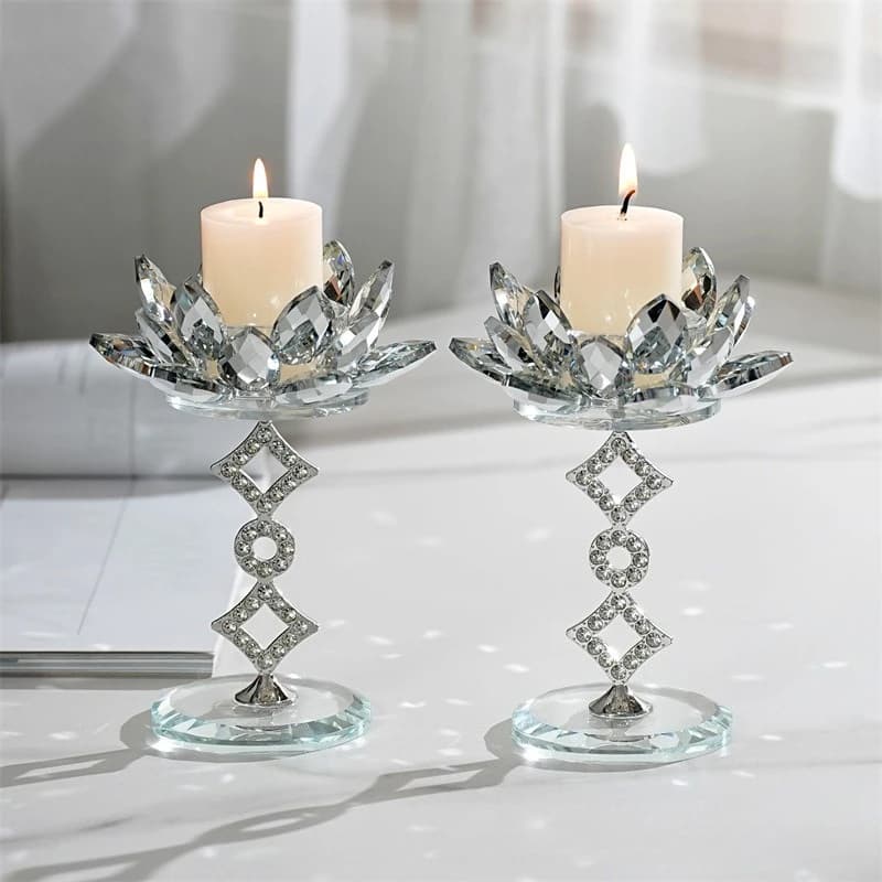 Decorative Candlesticks European Candle Holder Home Living Room Decoration Ornament Decoration Accessories 2026 شمعدان حامل