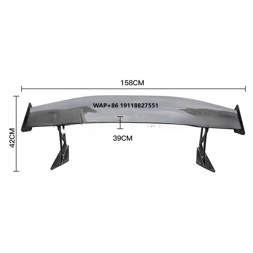 VRS Style Carbon Fiber Rear Trunk Wing Spoiler Boot Lip for  Evolution Lancer EVO10 EVO X Car Styling