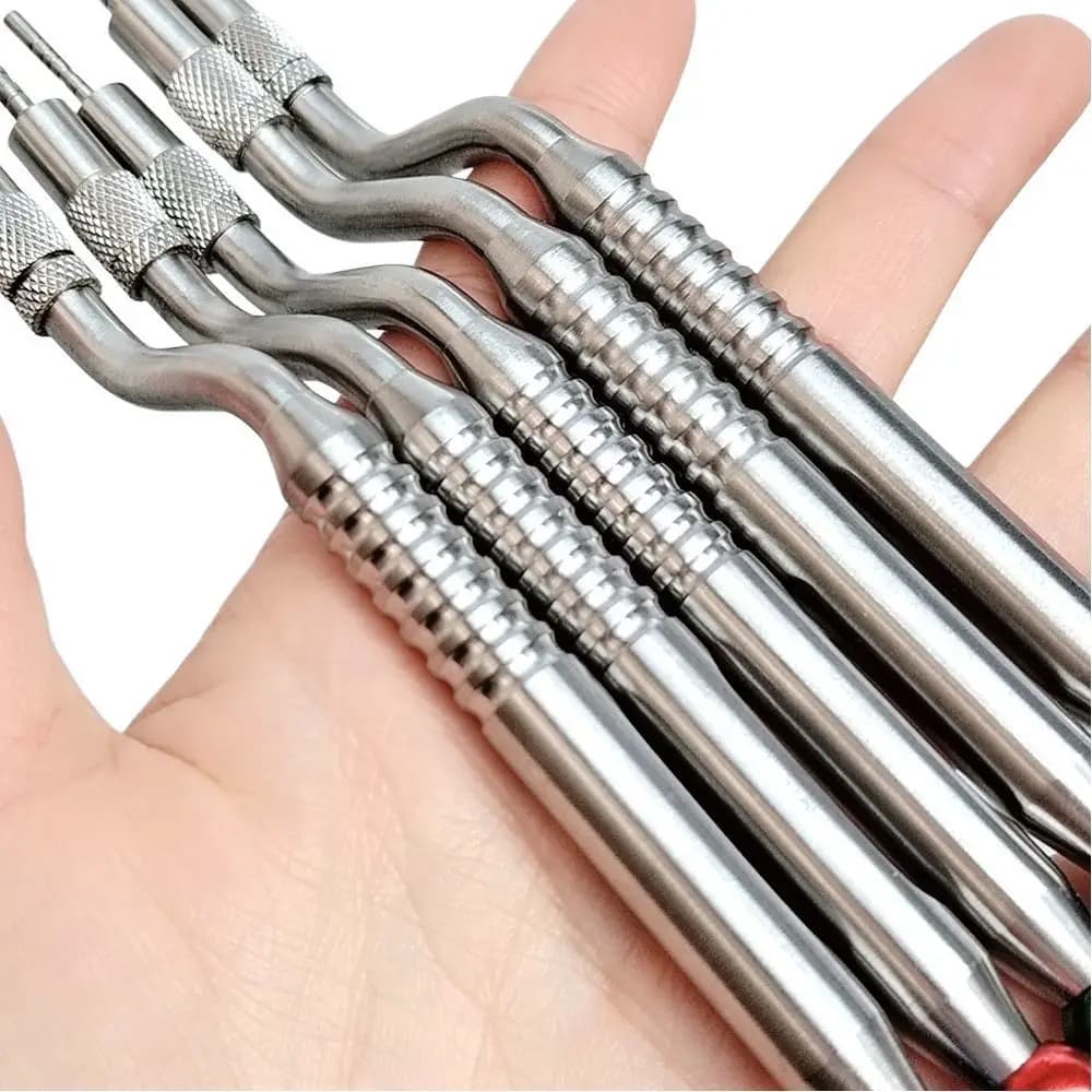 5pcs Lab MaxillarySinus Lifting Tool Lab Implant Lifting Instrument Box Percussion Bone Compression Tool S