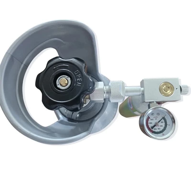 Quick Buckle Inflatable Valve, Soda Machine Pressure Gauge, Inflatable Bottle Deflation Valve A Pneumatic