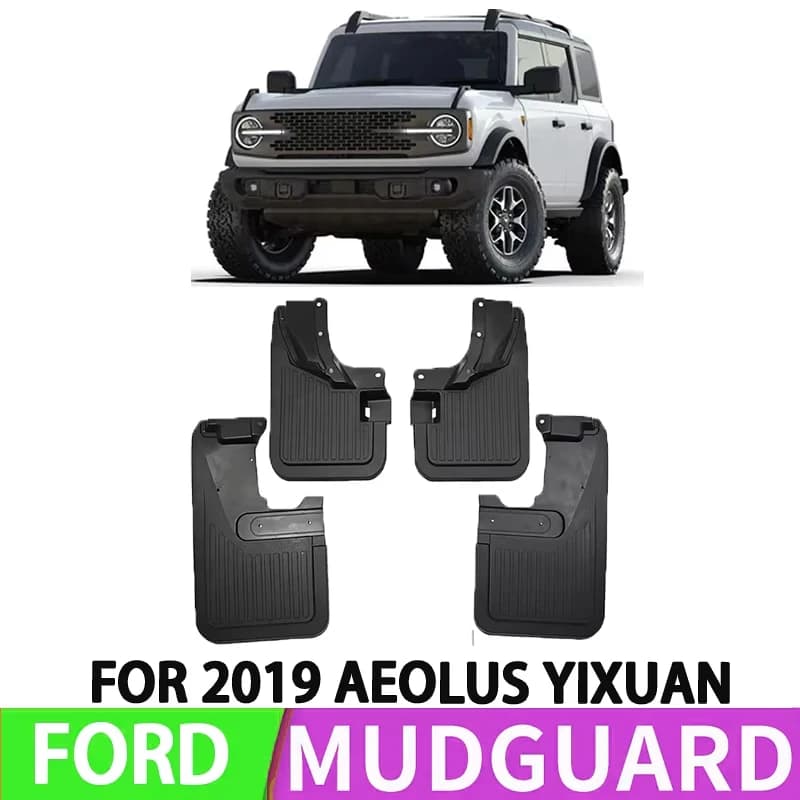 It Is Suitable for 2022-2023 Ford Fierce Horse Off-Road Edition of the Car Special Fender Splash Protection Device for the Front