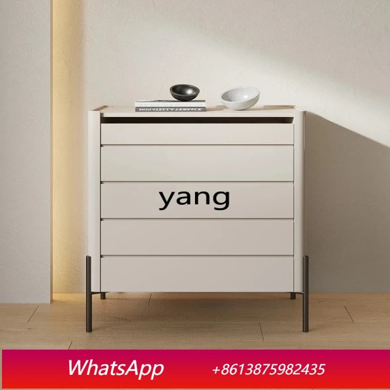 LH minimalist chest of drawers creative designer drawer type six-bucket locker bedroom paint side cabinet