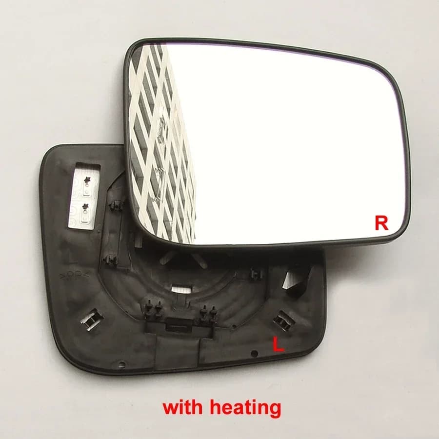 Door Wing Rear View Mirrors Lenses Outer Rearview Side Mirror White Glass Lens For Nissan X-Trail Qashqai 2008 - 2013
