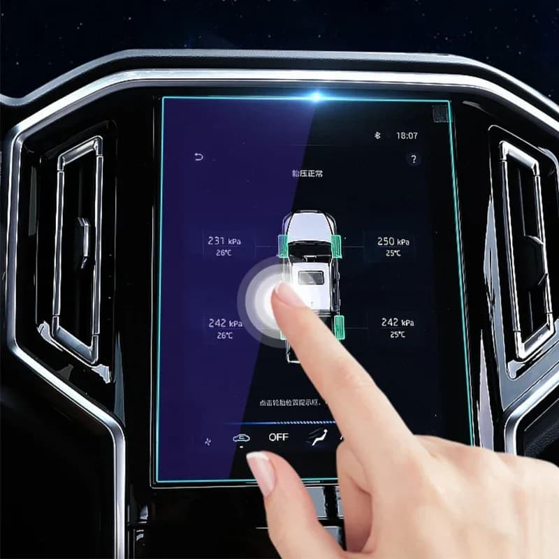 For JAC T9 2023-Present Car GPS Navigation Screen Protect Glass Film  Auto Dashboard Display Tempered Sticker Accessories