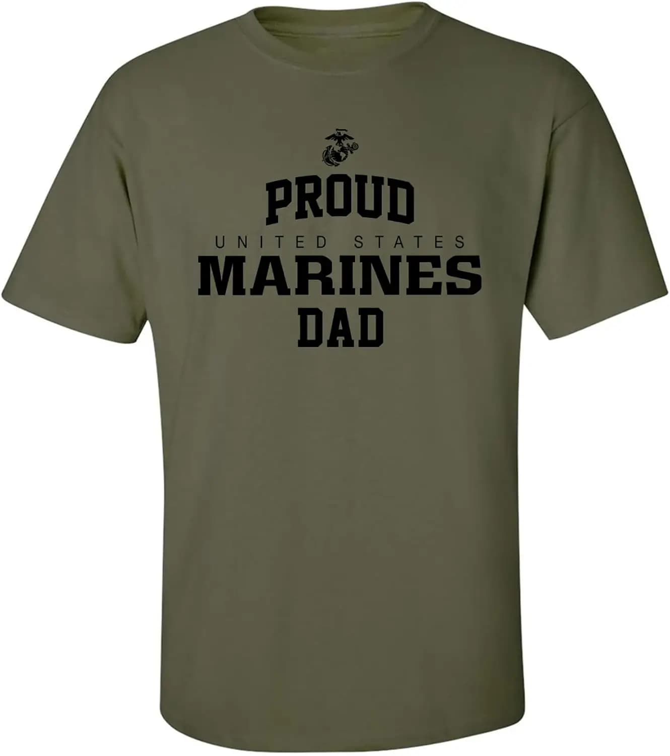 Proud Marines DAD T-Shirt 100% Cotton O-Neck Short Sleeve Summer Casual Mens T-shirt Streetwear