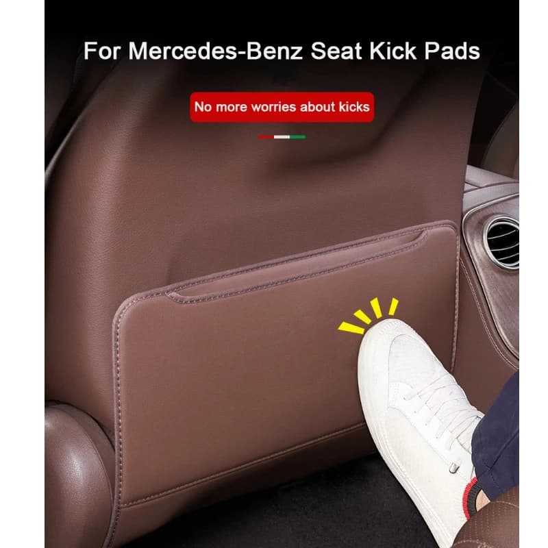 For Mercedes Benz A B C E GLA GLB GLC CLA W177 W247 W205 W206 W213 W214 X156 X247 X254 Car Seat Back Anti-Kick Pad Anti-Dirt