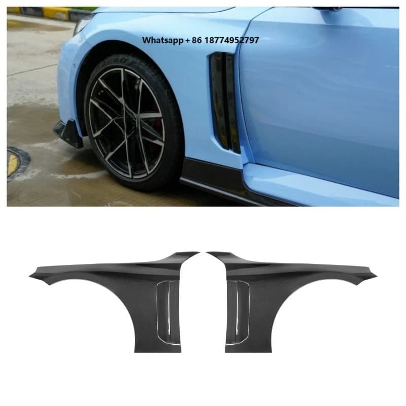 Dry Carbon Fiber Car Parts Side Fenders M2 G87 2023+ V Style Front Side Fender Replacement Front Fender Trims