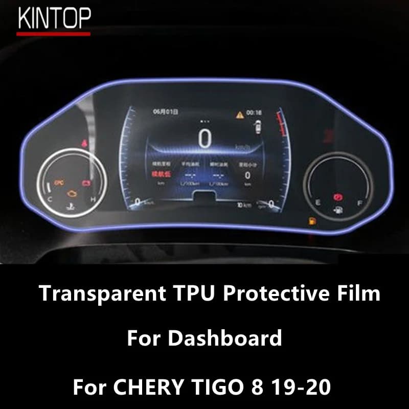 For CHERY TIGGO 8 19-20 Dashboard Transparent TPU Protective Film Anti-scratch Repair Film Accessories Refit