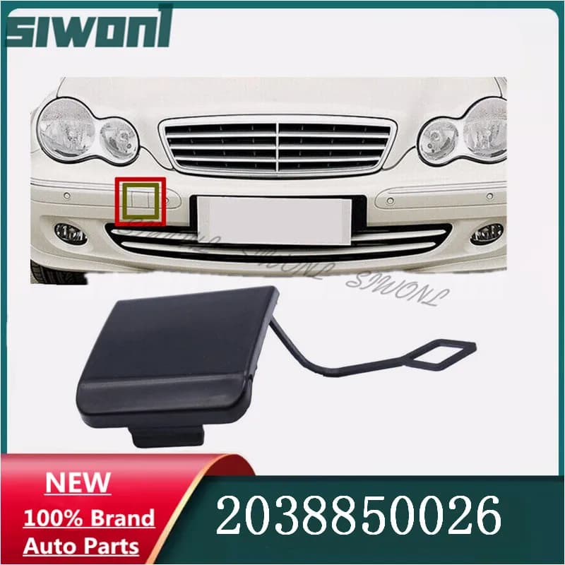 00-07 Front Tow Cover For Benz C W203 S203 C230 C240 C250 C300 C350 CAP A2038850026 2038850026