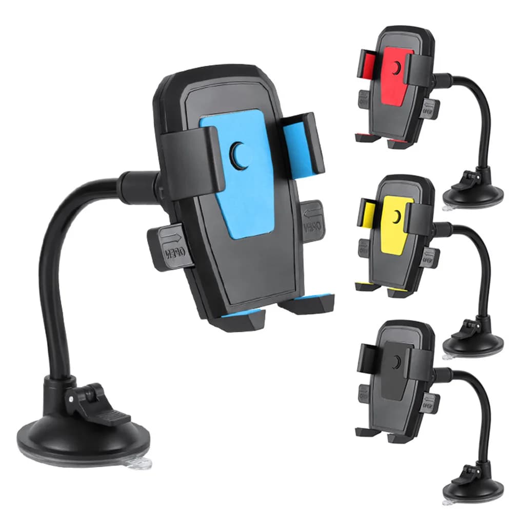 Car Bracket Mount Cup Holder Universal Car Phone Holder Mount Mobile Suction Windshield Phone Locking Car Accessories Wholesale