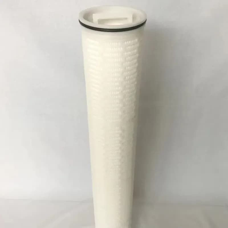 Pure Water Filtration 1 2 5 10 15 25 Micron Membrane Filter Cartridge High Interception Glass Fiber Pleated Filter Cartridge