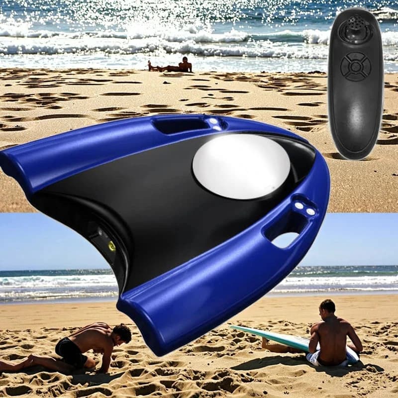 Kids Motorized Jet Power Body Board Rechargele Battery Ocean Waters Swimming Kickboard Helper Suboard Fins