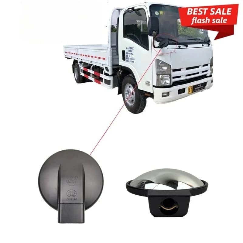For JAC Kangling Weiling Isuzu Qingling Dongfeng Truck Rearview Mirror Convex Lower View Round Mirror Ground Mirror