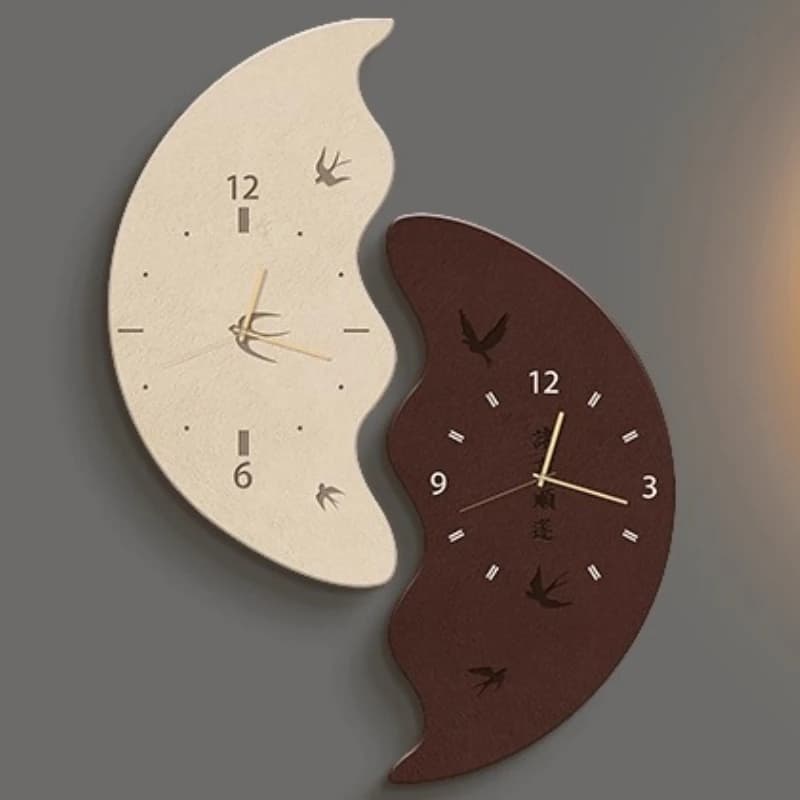 Luxury Double Sided Corner Wall Clock Living Room Clock Decoration Mural LED Watch Number Silent Quartz Clock Home Decor