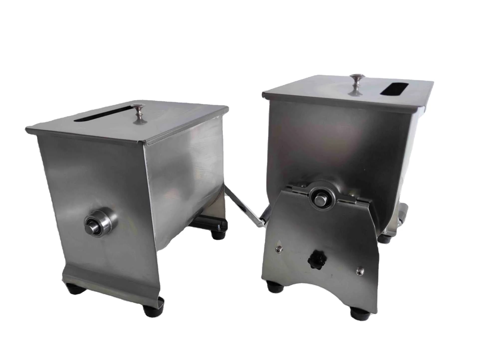 6kg~7kg 15LB Stainless Steel Manual Meat Mixer Food Mixer For Sausage Mixing Dumpling Stuffing Mixing Machine