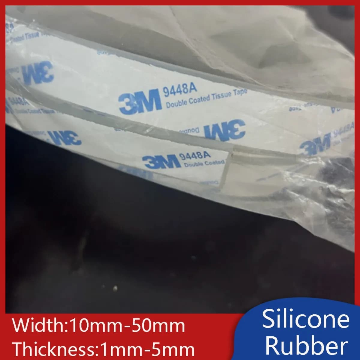 Anti-Slip Silicone Rubber Strips Self-Adhesive Buffer Sticker Shock-Absorbing Mat For Furniture 10mm-50mm Width