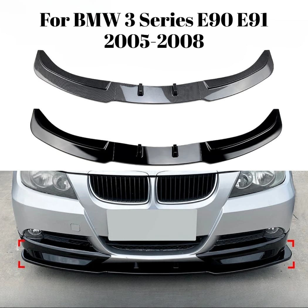 Front Lip Spoiler For BMW 3 Series E90 E91 2005-2008 Front Bumper Lip Spoiler Exterior Styling Modification Car Accessories Kits