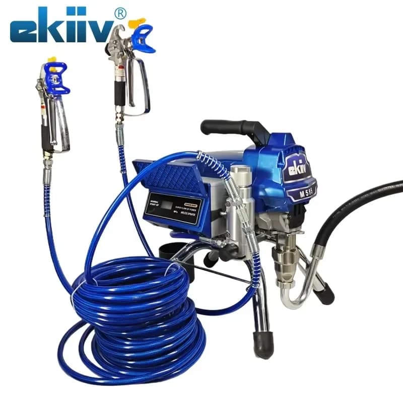 EKIIV 220V Portable 595 Electric Airless Paint Sprayer for Wall Painting Professional Heavy Duty High Pressure Spraying