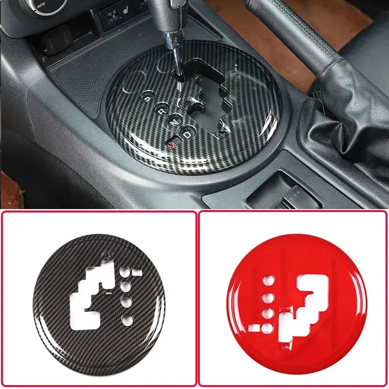 For Mazda MX-5 NC 2009-2014 ABS Carbon Fiber Car Central Control Gear Shift Panel Decoration Cover Stickers Interior Accessories