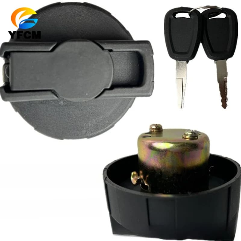Excavator Parts Clip Type Fuel Tank Cap for Nanjing Iveco SAIC Yuejin C100 C300 C500