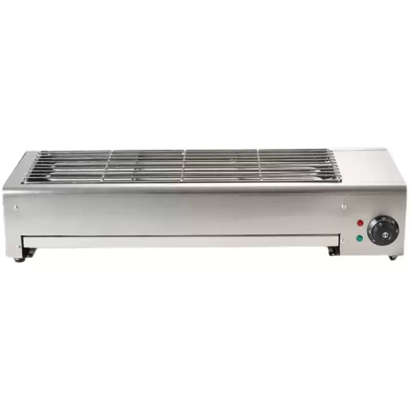 Smokeless Stainless Steel Electric Grill, Household Skewer Grill, Commercial Stall Electric Grill