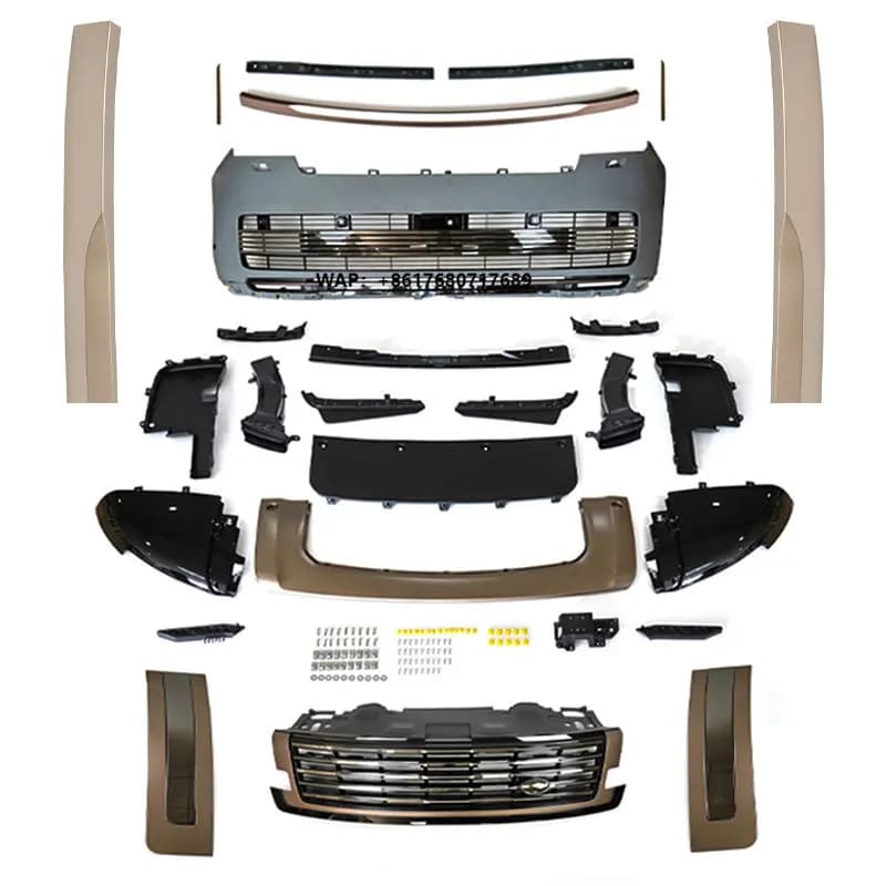 For 2023-2025  for Range Rover Vogue Upgrade Kit New Model SV Sport Style ABS Front & Rear Replacement Bumper Bodykit