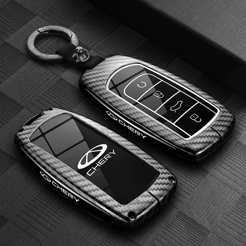 Anti‑Scratch Zinc Alloy Smart Remote Key Shell Protector Fit Chery Tiggo7 Tiggo8 Pro Omoda5 Jaecoo J7 J8 Jetour X70 X90 Auto Int