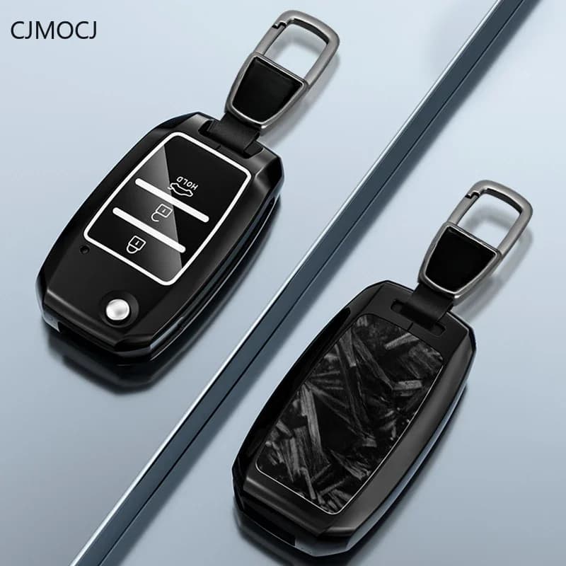 Zinc Alloy Car Key Protection Case Cover for Kia K3 K4 K5 Sonet Seltos KX3 KX5