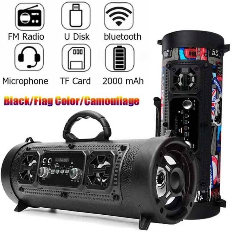 New Wireless Karaoke Smart Bluetooth Speaker Car Audio Subwoofer Gift Computer