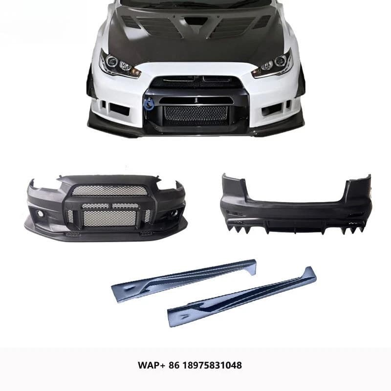 and rear bumpers updated with new Valls-style PP body kit with side skirt bumper guards