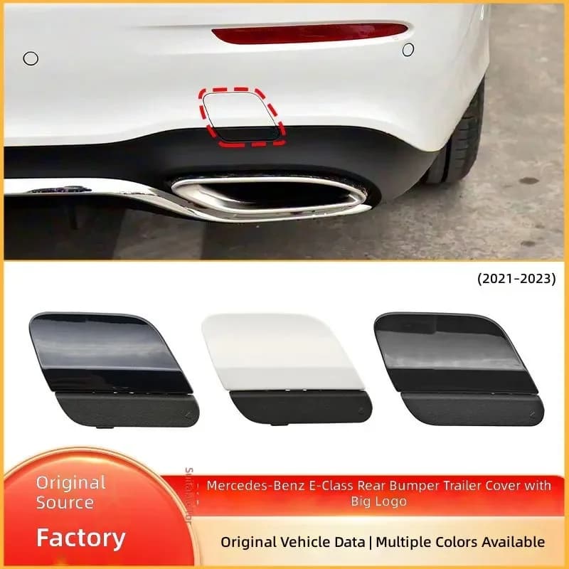 for Mercedes Benz E Class W213 Sports Rear Bumper Tow Hook Cover Trailer Hitch Cap 2138855705