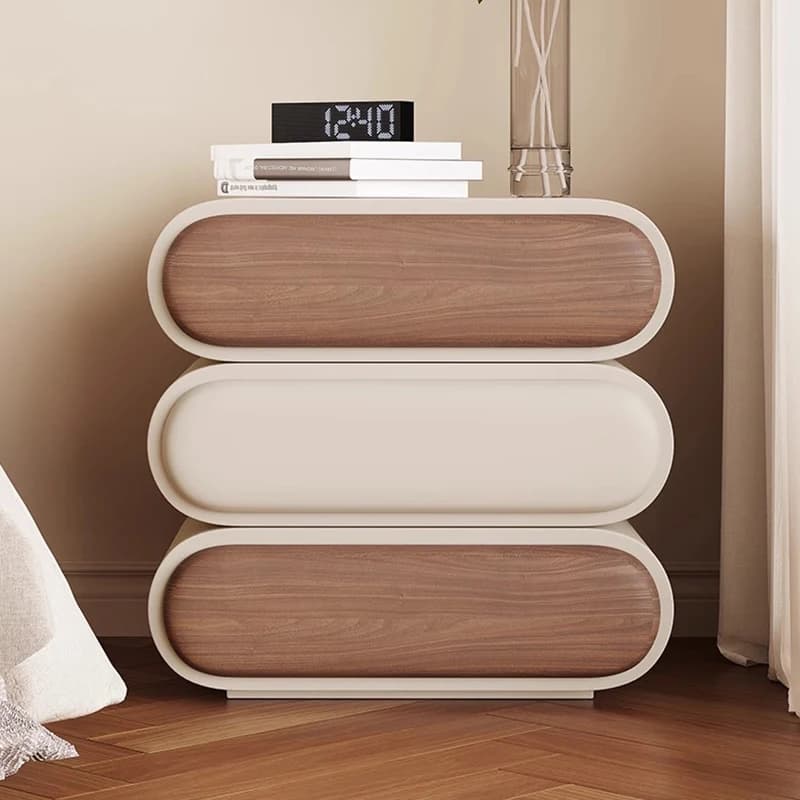 Italian Premium Nightstands Trendy Aesthetic Minimalist Industrial Nightstands Practical Spacious Meuble Bedroom Furniture