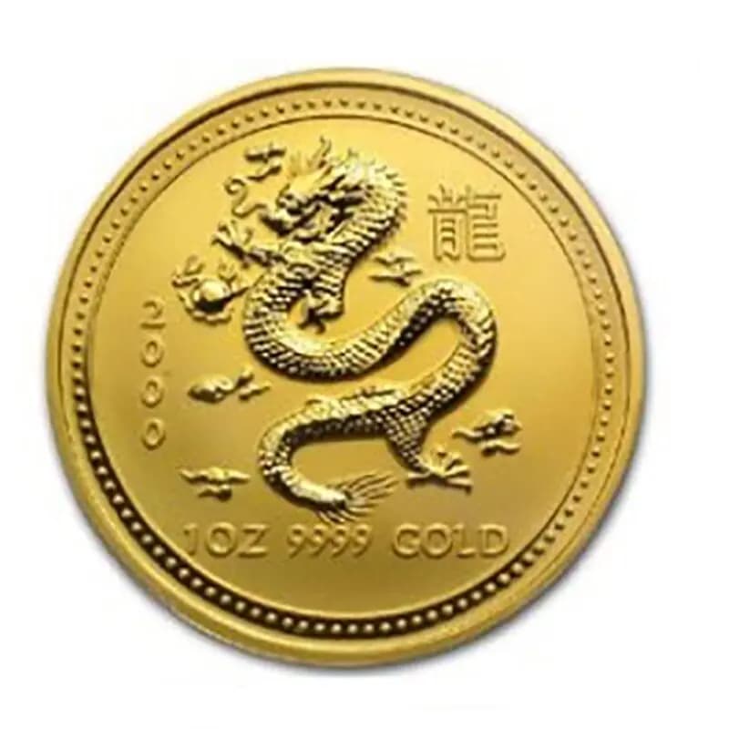 Gold Dragon Relief Decoration Coins Souvenir Gifts Collectible Decorations Collection