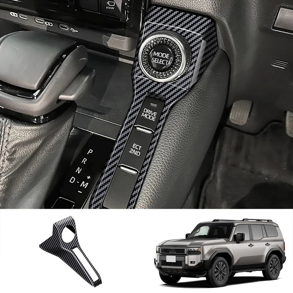 For Toyota Land Cruiser Prado LC250 Car Shift Side Knob Switch Cover Auto Knob Trim Panel Strip Accessories Stickers 2024 2025