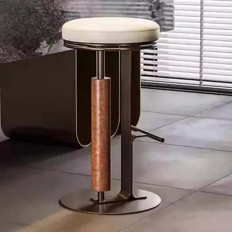 Unique Minimalist Bar Stools Adjustable Height Sturdy Designer Bar Stools Ergonomic Nordic Modern Sillas De Comedor Furniture