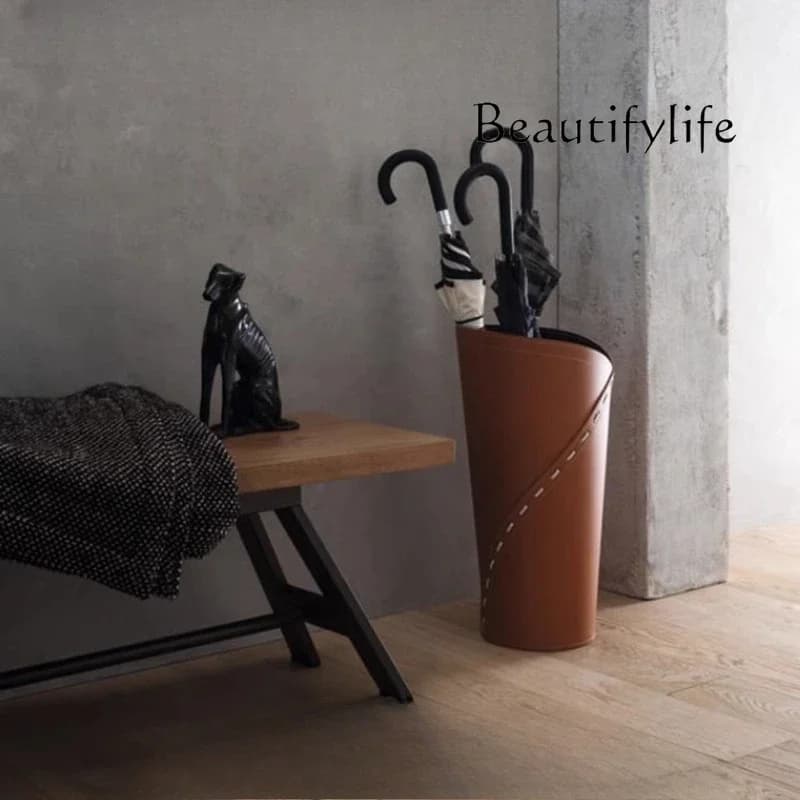 XX Nordic Modern Simple Umbrella Stand Storage Bucket Home Hotel Lobby Store Office Hanging Umbrella Cartridge