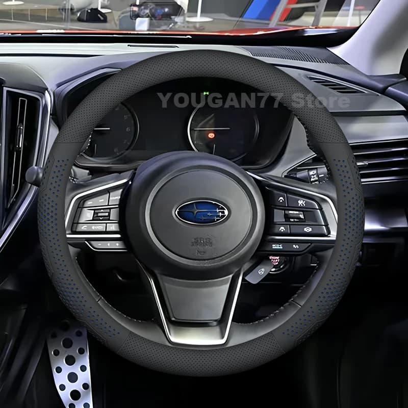 Leather Car Steering Wheel Cover For Subaru Impreza 2016-2022 2023 Ultra Thin Auto interior Subaru Crostrek Accessories 2025