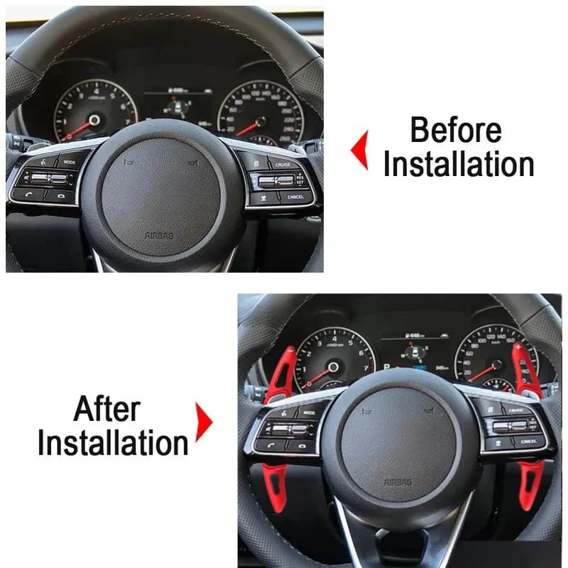 steering wheel paddle shift For Kia Sorento 4UM MQ4 GT-Line X-LINE Plug-In Hybrid 2018-2026 Shifter Paddle Extension Accessories