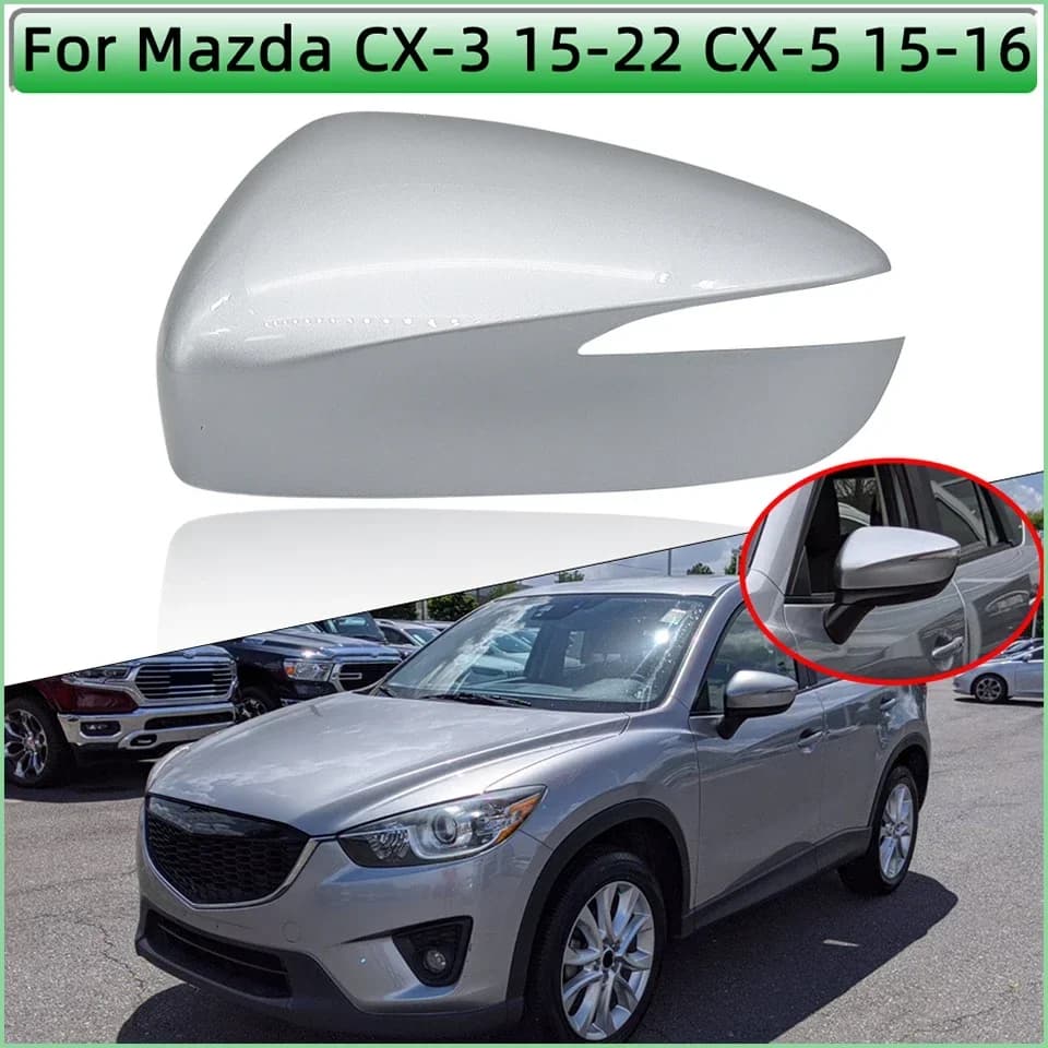 Car/Auto Accessories For Mazda CX5 CX-5 2015 2016 CX-3 CX3 Rearview Mirror Shell Cover Wing Side Mirror Housing Cap With Color