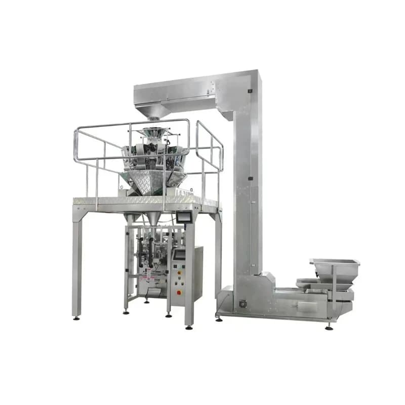 Automatic granular powder packaging machine Rice flour quantitative packaging machine