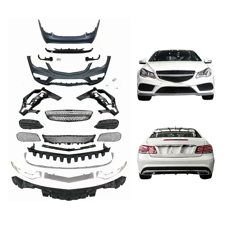High Quality 2016 Coupe Style Body Kit With Bumper Lights Mudguards For W207 2009-2013 Upgrade Parts