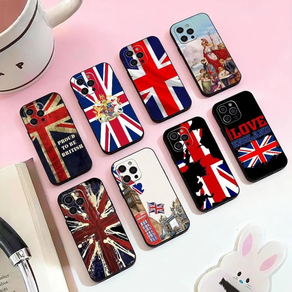 The Culture-E British National Flag  Phone Case Silicone Soft For IPhone 17,16,15,14,13,12,11,XS,Plus Pro Max