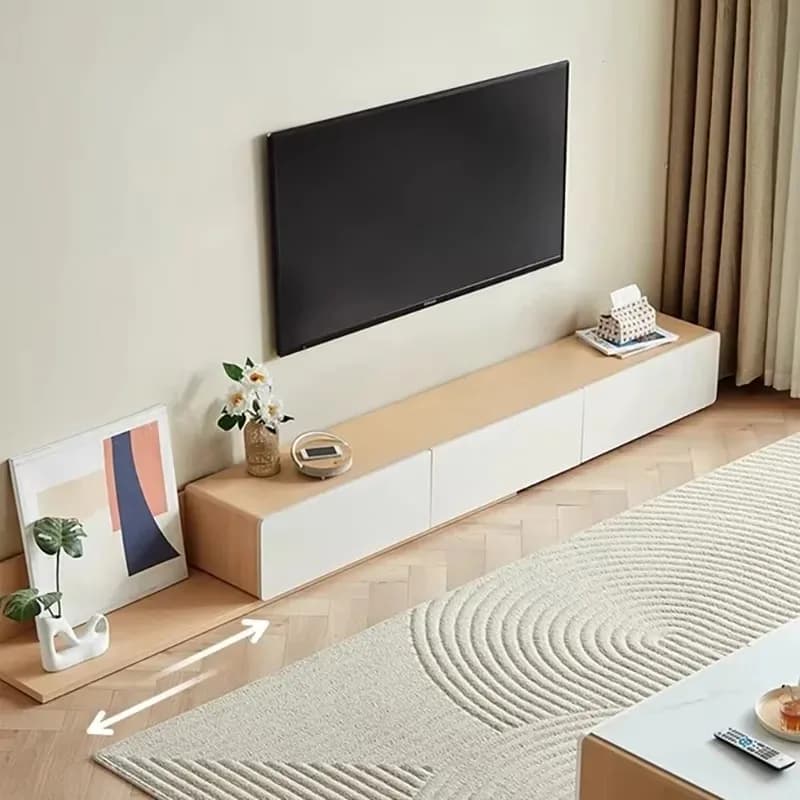 Display Minimalist Tv Stand White Unique Glamour Trendy Organizer Storage Tv Cabinet Simple Luxury Muebles Room Decorations